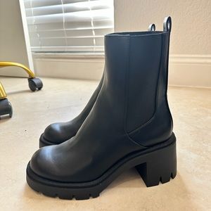 Treaded Chelsea boots